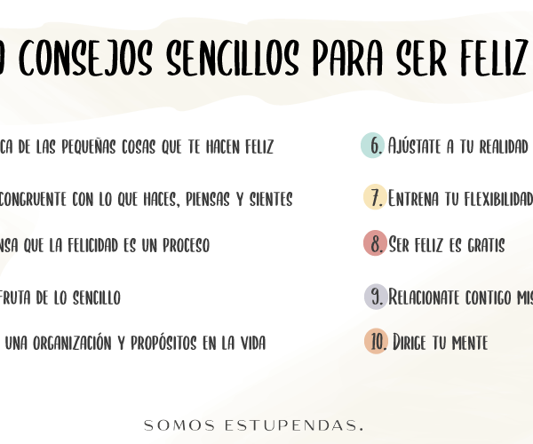 Consejos para encontrar felicidad y satisfacción plena