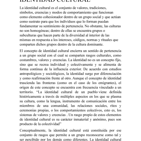 La influencia de la cultura en nuestra identidad: un análisis profundo